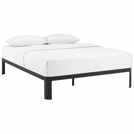 MODWAY FURNITURE Corinne Full Bed Frame, Brown MOD-5468-BRN